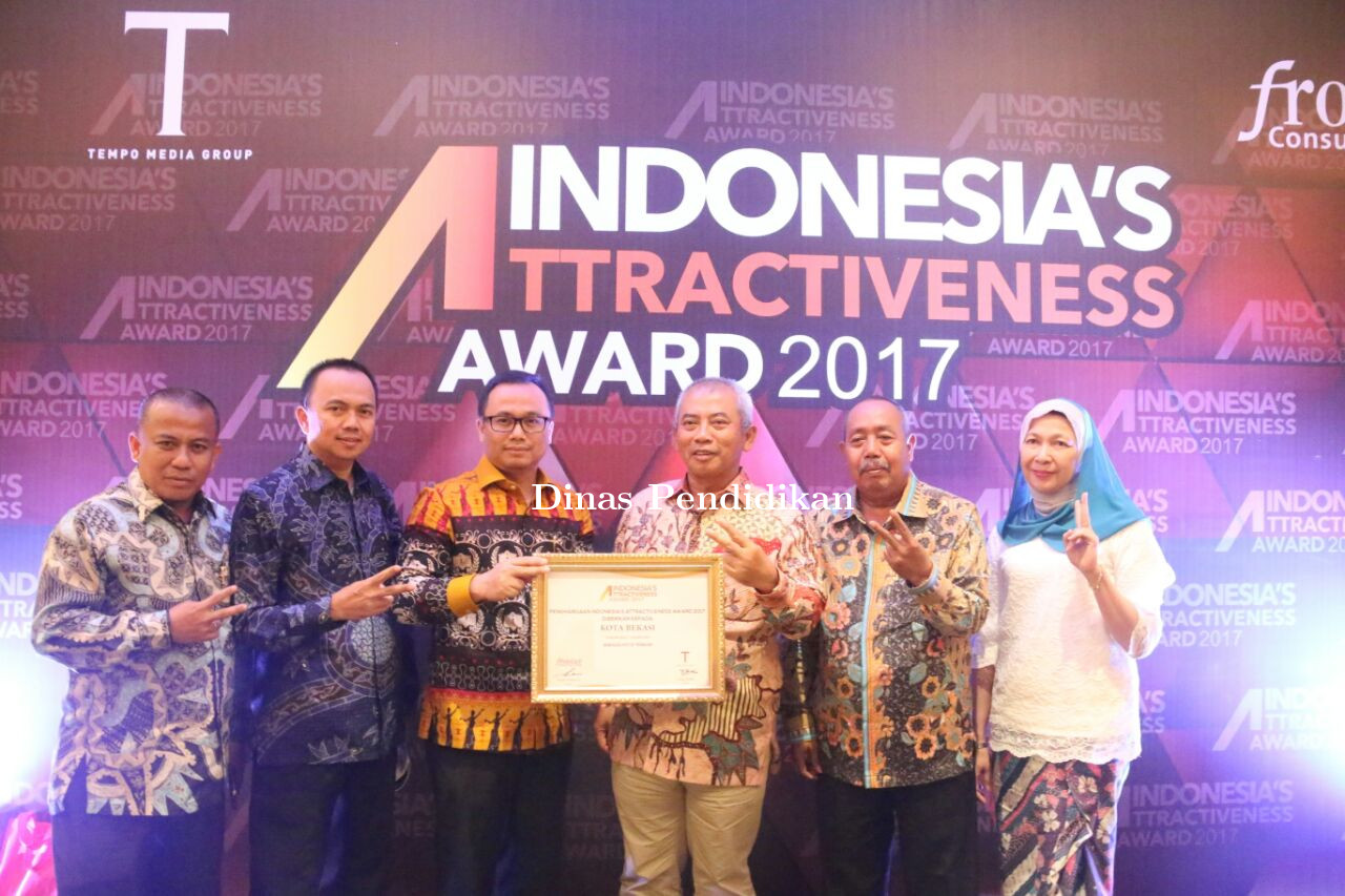 Kota Bekasi Raih Indonesia Attractiveness 2017 kategori kota terbaik