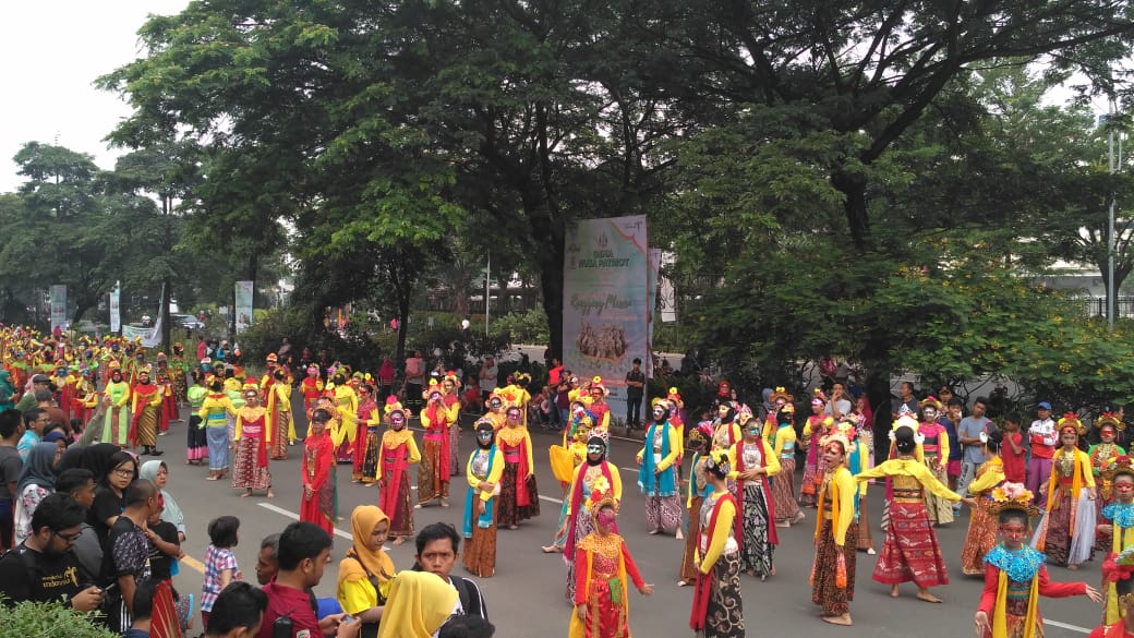 1500 Penari Ronggeng Menor Semarakan Kegiatan GNP Art Festival 2018