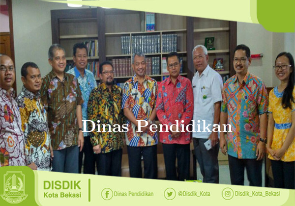 Terkait Unit Sekolah Baru SMA/SMK, Wakil Wali Kota Bekasi kunjungi Disdik Propinsi Jawa barat