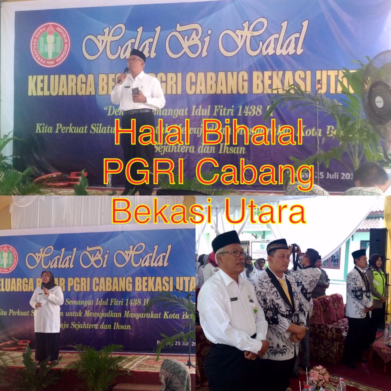 Kepala Dinas Pendidikan Kota Bekasi Menghadiri Halal Bihalal Keluarga Besar PGRI Kecamatan Bekasi Ut