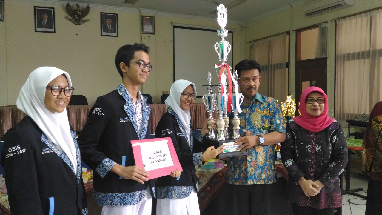 The Best of the best osis award SMPN 12 Bekasi